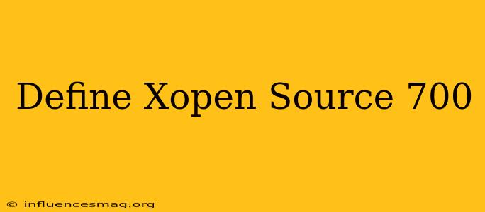 #define _xopen_source 700