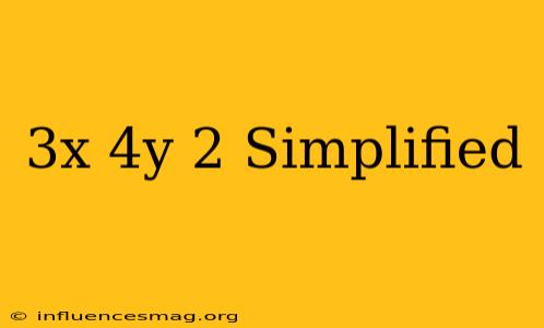(3x-4y)^2 Simplified