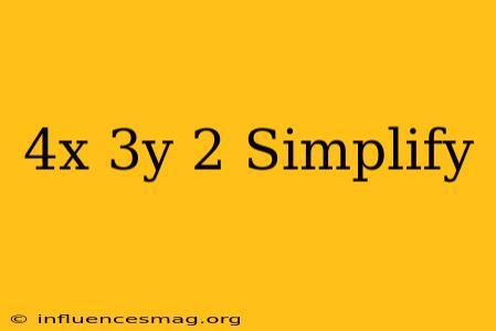 (4x-3y)^2 Simplify