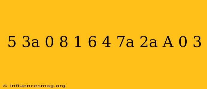 (5.3a-0.8)-(1.6-4.7a)=2a-(a-0.3)