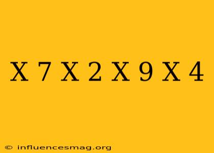 (x+7)(x-2)-(x+9)(x-4)