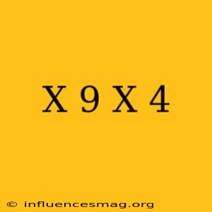 (x+9)(x+4)