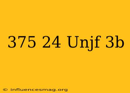 .375-24 Unjf-3b