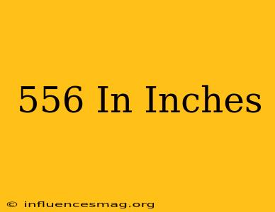 .556 In Inches