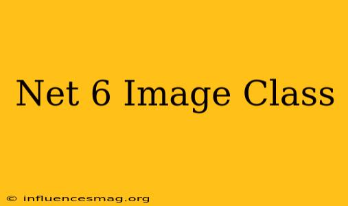 .net 6 Image Class