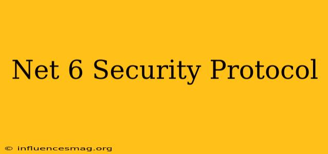.net 6 Security Protocol