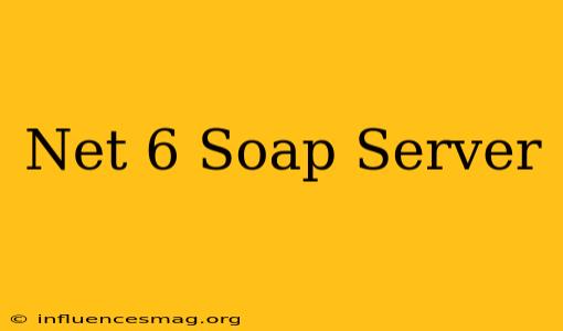 .net 6 Soap Server