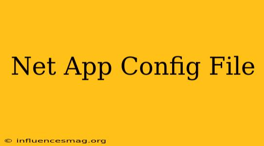 .net App.config File