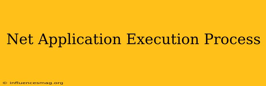 .net Application Execution Process