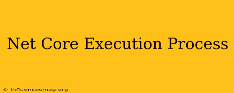 .net Core Execution Process
