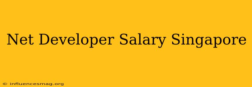 .net Developer Salary Singapore