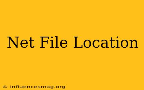 .net File Location