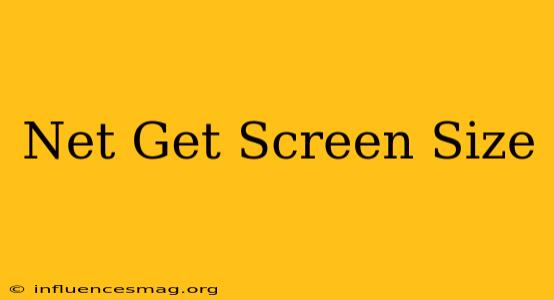 .net Get Screen Size