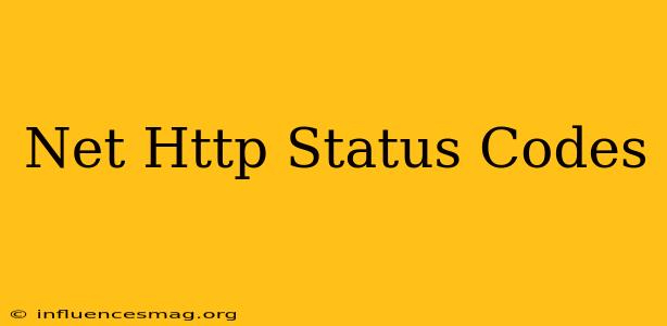 .net Http Status Codes