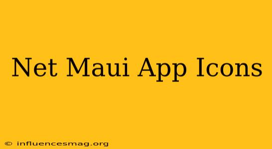 .net Maui App Icons