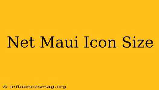 .net Maui Icon Size