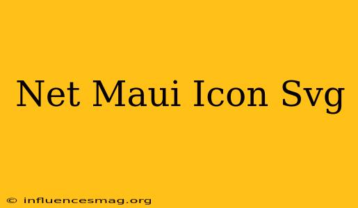 .net Maui Icon Svg
