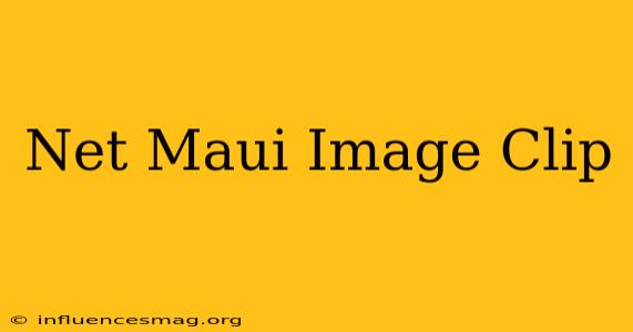 .net Maui Image Clip