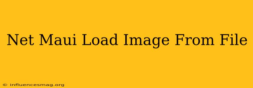 .net Maui Load Image From File