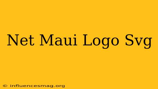 .net Maui Logo Svg
