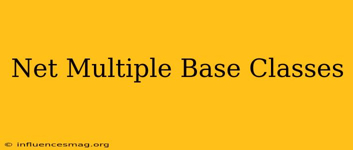 .net Multiple Base Classes