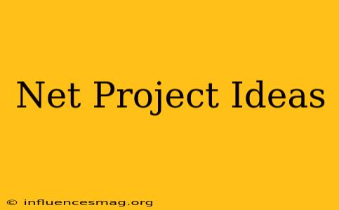 .net Project Ideas