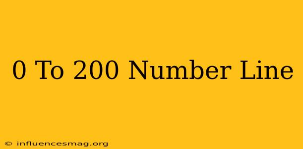 0 To 200 Number Line