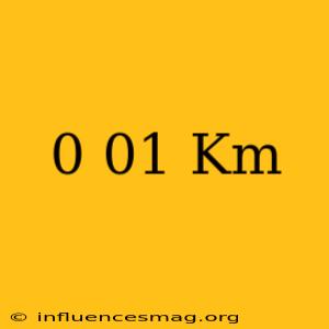 0.01 Km